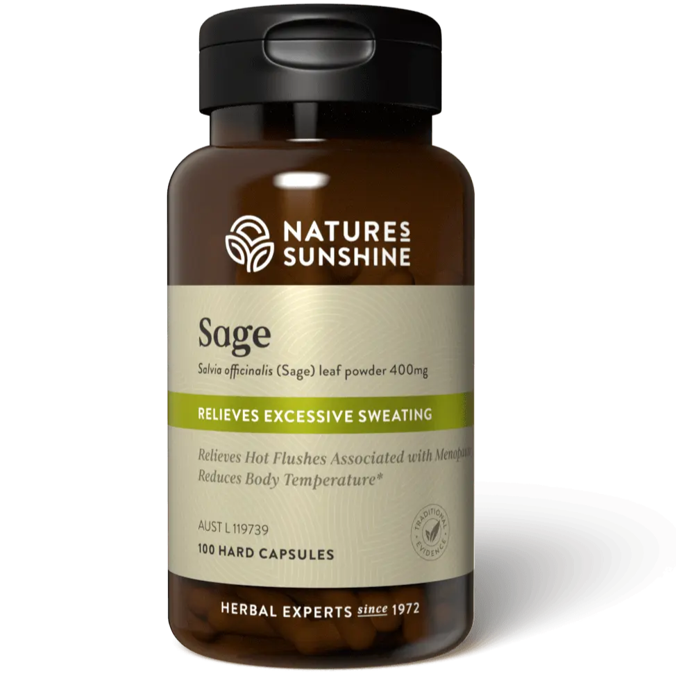 Natures Sunshine Sage 100c