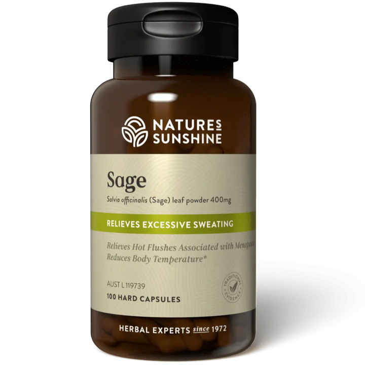 Natures Sunshine Sage 100c