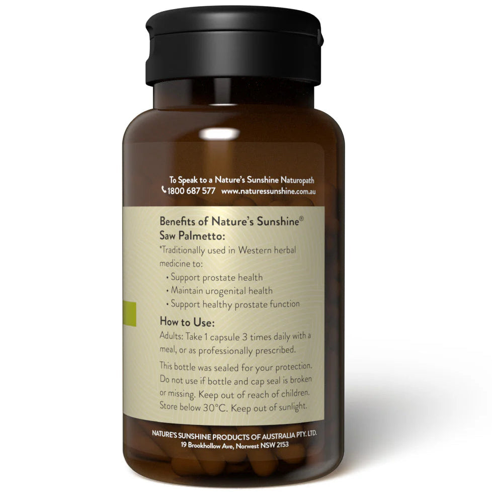 Natures Sunshine Saw Palmetto 100c