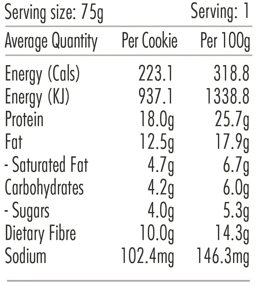Nommie Protein Cookie Salted Caramel 75g