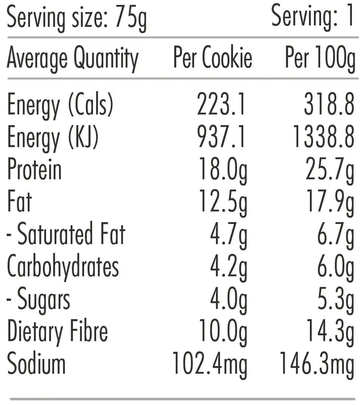 Nommie Protein Cookie Salted Caramel 75g