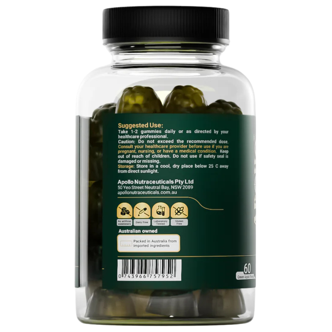 Apollo Irish Sea Moss Gummies 60 Pieces