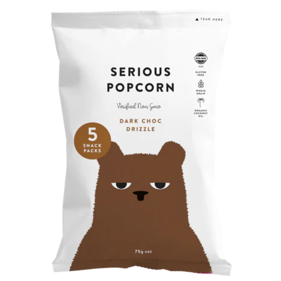 Serious Popcorn Multipack Dark Chocolate 75g