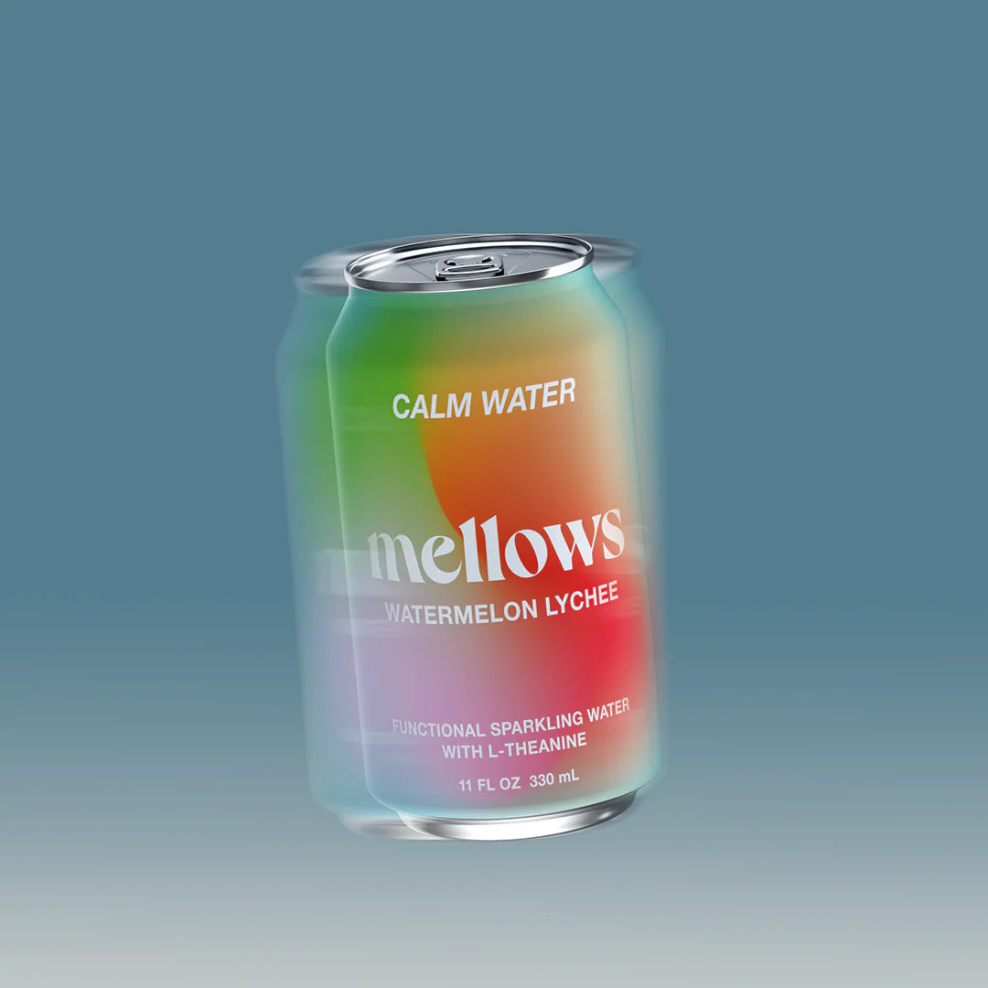 Mellows Functional Sparkling Water Watermelon Lychee 330ml