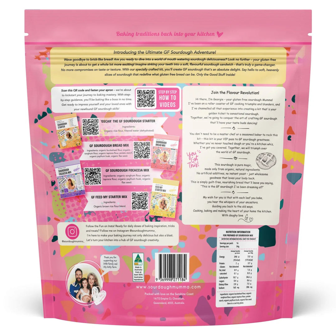 Sourdough Mumma Sourdough Bread Making Kit Gluten Free 1.12kg