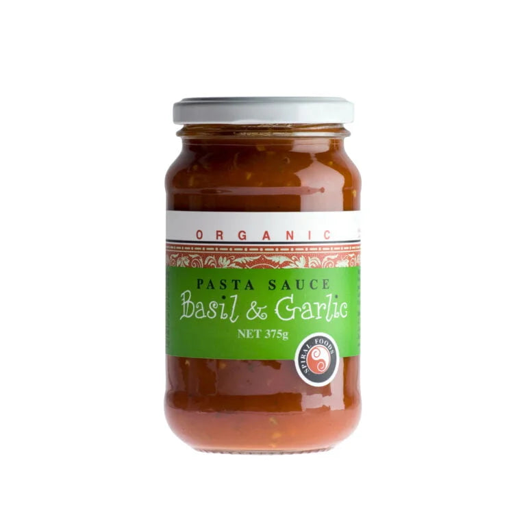 Spiral Foods Pasta Sauce Basil Garlic 375g