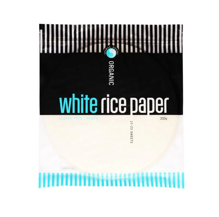 Spiral Foods Organic White Rice Paper 200g