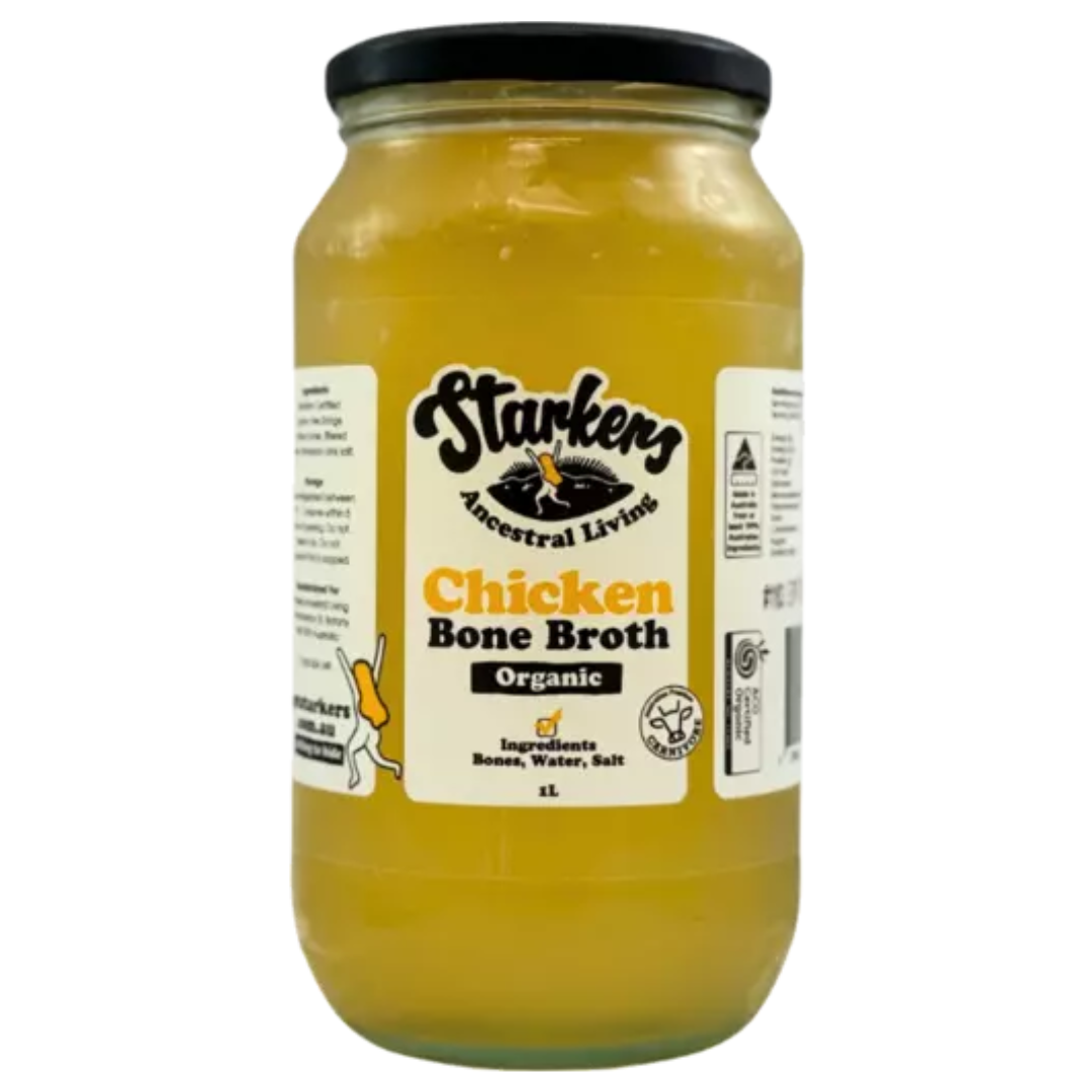 Starkers Organic Chicken Bone Broth 1l