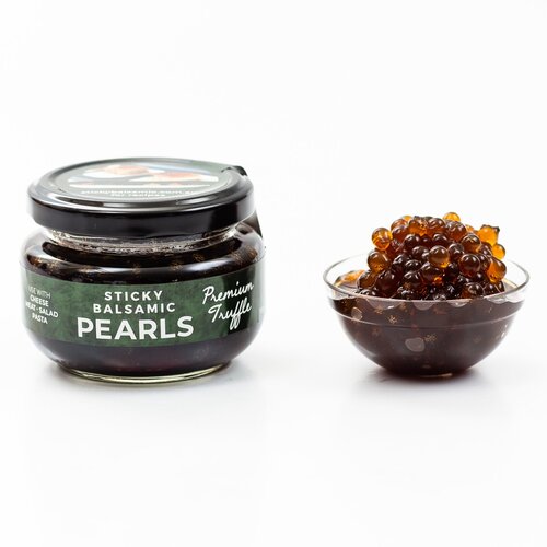 Sticky Balsamic Truffle Pearls