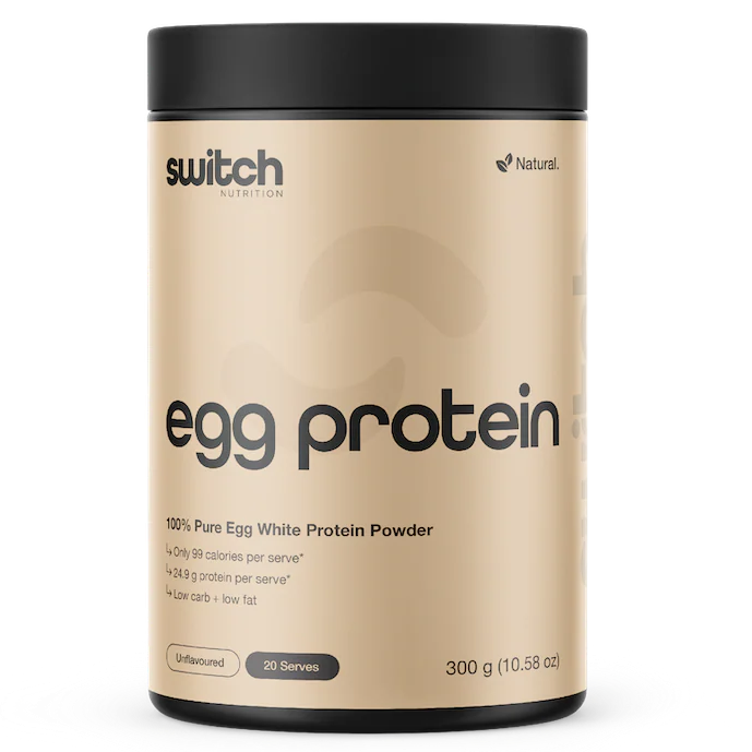 Switch Nutrition Egg White Protein Powder Unflavoured 300g