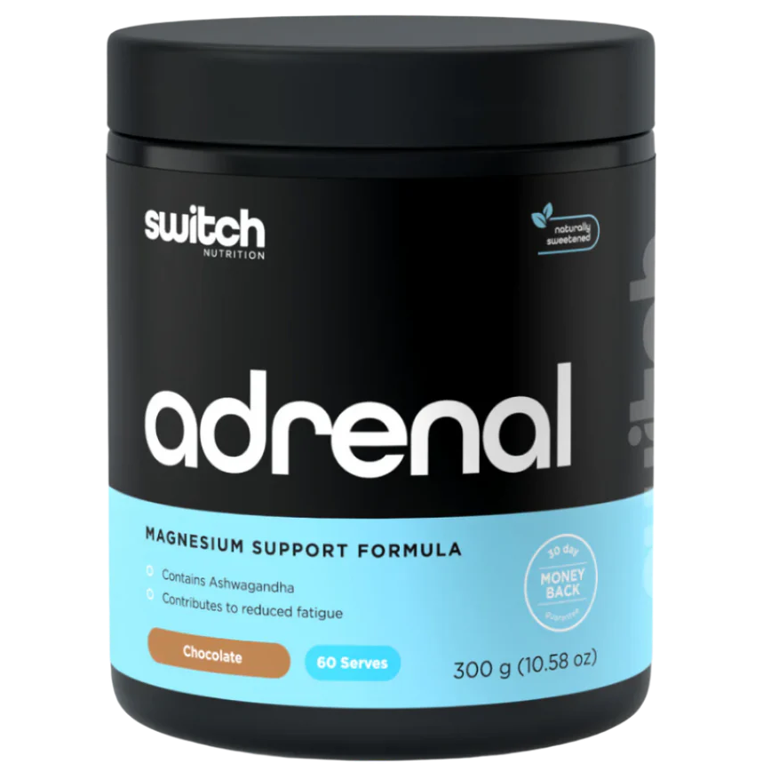Switch Nutrition Adrenal Magnesium Support Powder Chocolate 150g