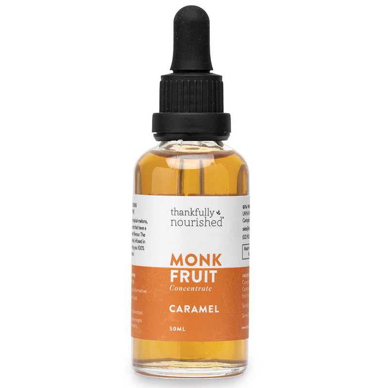 Thankfully Nourished Monk Fruit Concentrate Caramel