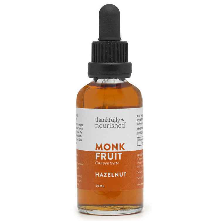 Thankfully Nourished Monk Fruit Concentrate Hazelnut