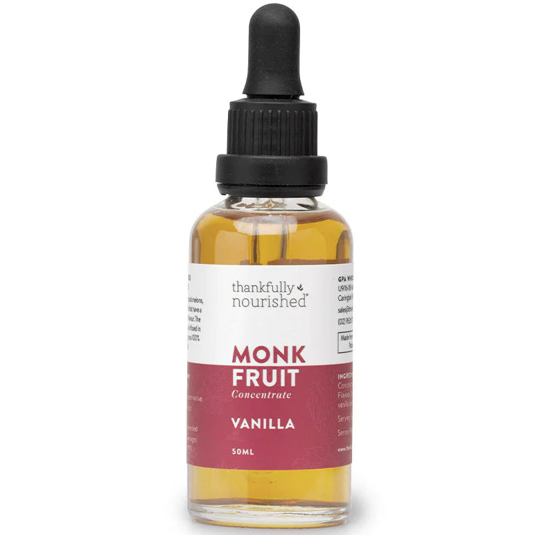 Thankfully Nourished Monk Fruit Concentrate Vanilla