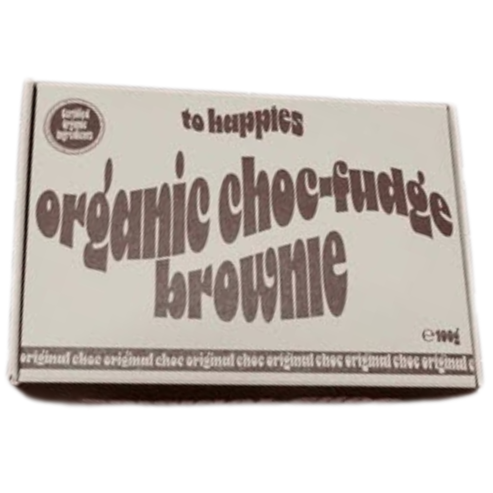 To Happies Organic Choc Fudge Brownie Original Choc 100g