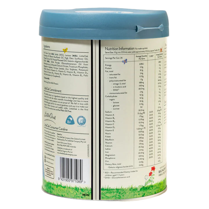 Littleoak Natural Goat Milk Toddler Formula Stage 3 800g