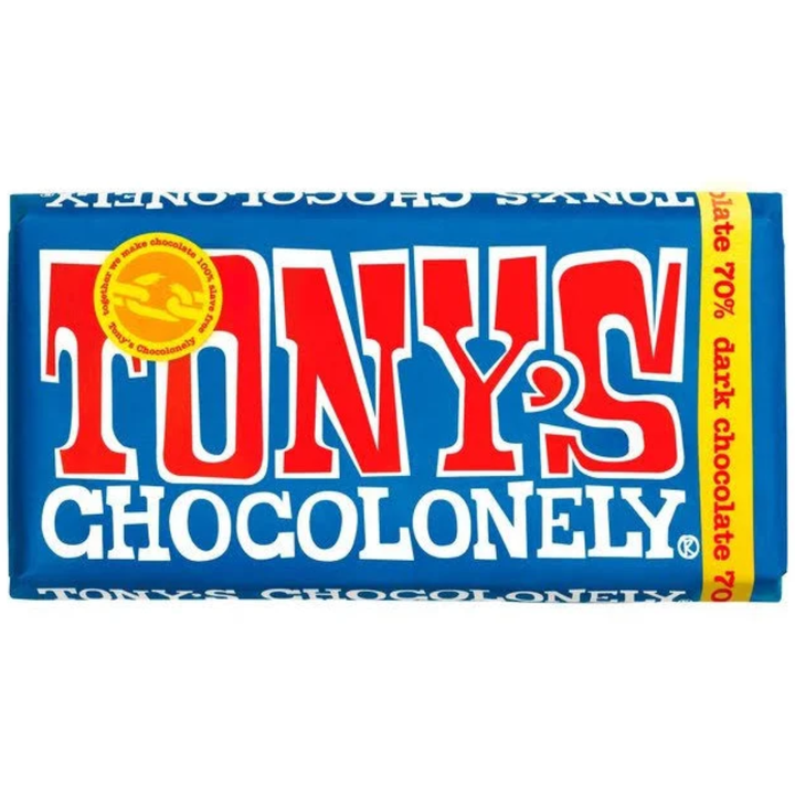 Tony's Chocolonely Dark Chocolate 70% 180g