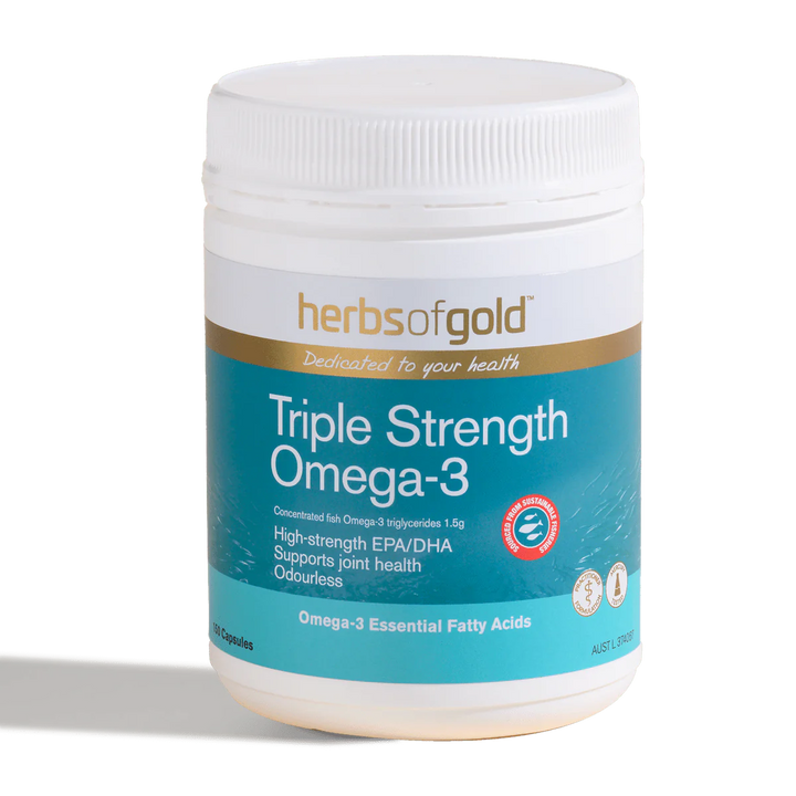 Herbs Of Gold Triple Strength Omega 3 150c