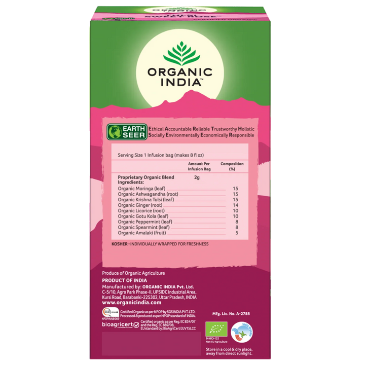 Organic India Energy Tea 25tb