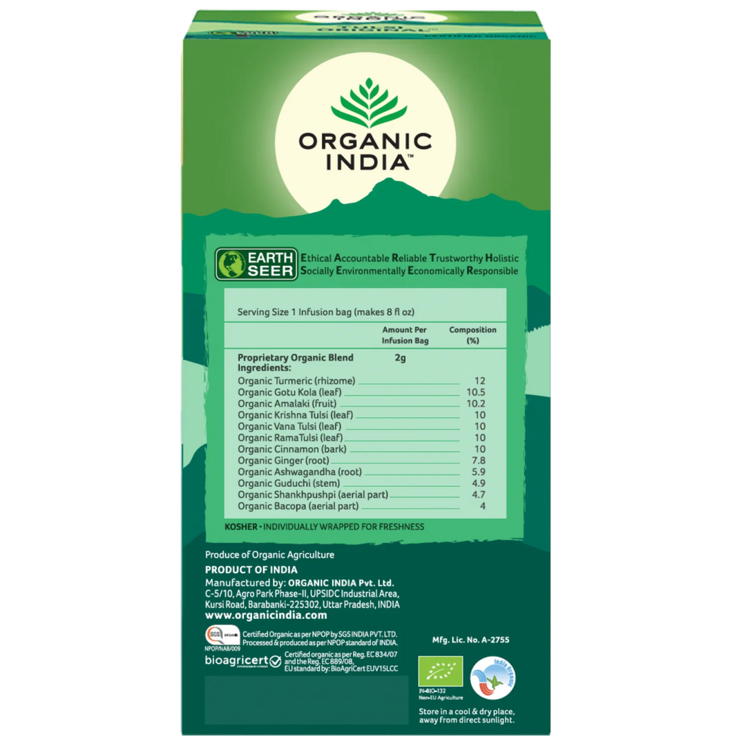 Organic India Focus Tea 25tb