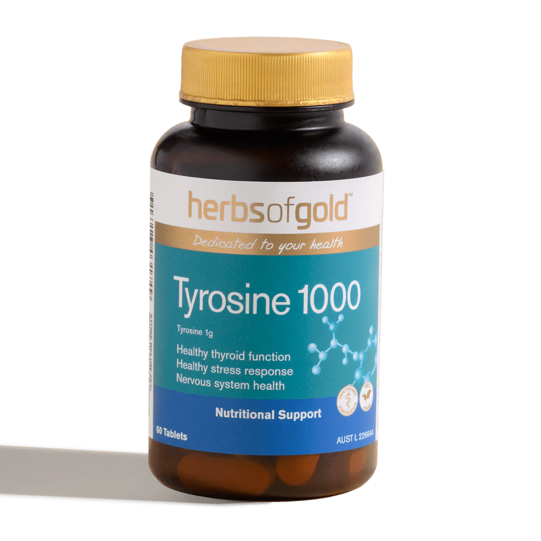 Herbs Of Gold Tyrosine 1000 60t