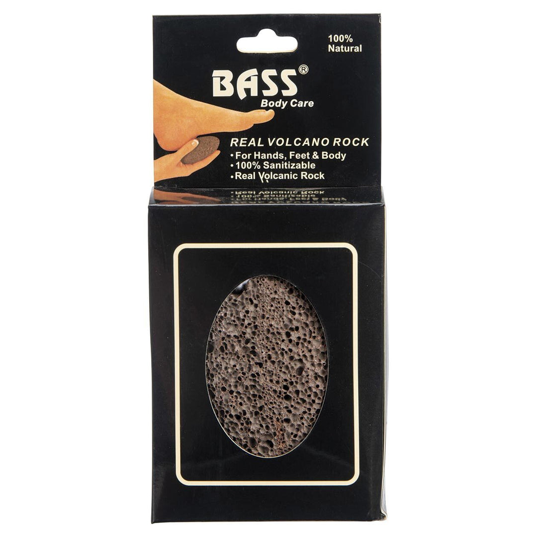 Bass Brushes Real Volcanic Rock