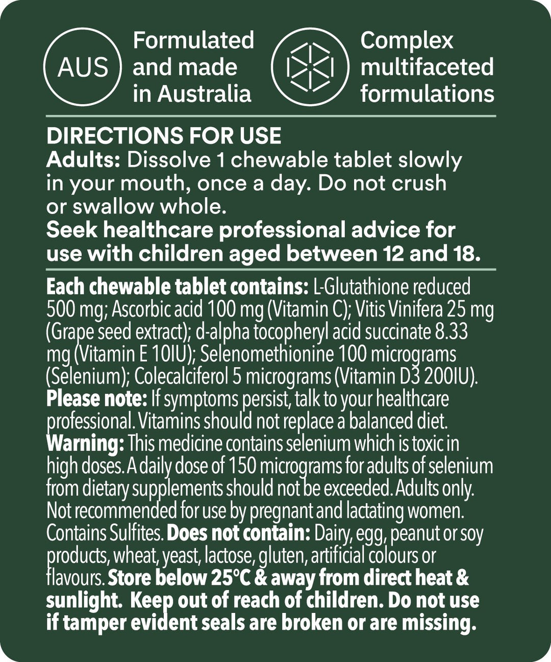 Ultra Nature Skin Clear Chewables 30t