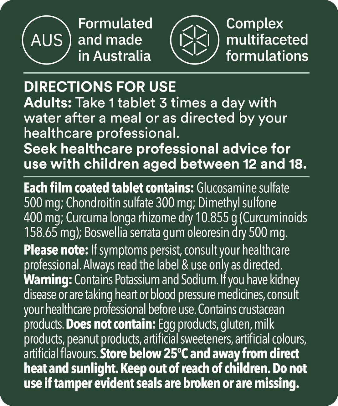 Ultra Nature Joint Repair & Pain Relief 90t