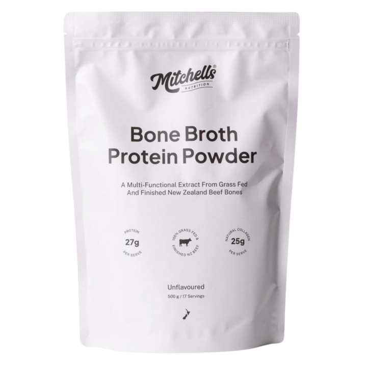 Mitchells Nutrition Bone Broth Protein Powder Unflavoured 500g