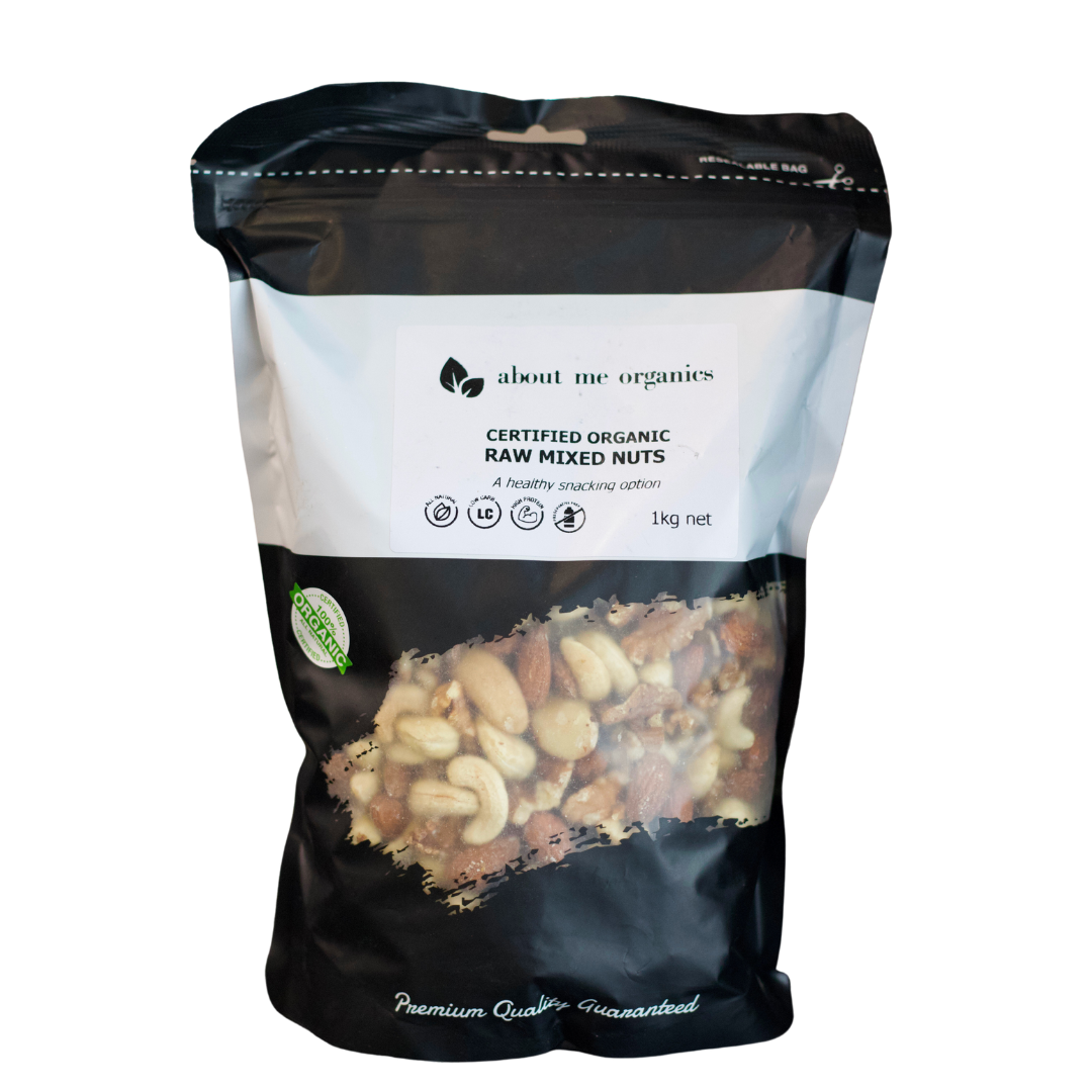 About Me Organics Mixed Nuts Raw 1kg