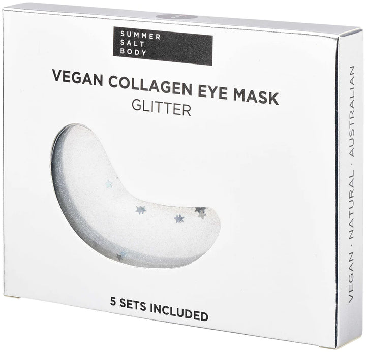 Summer Salt Body Vegan Collagen Eye Mask Sets Glitter 5 Pack