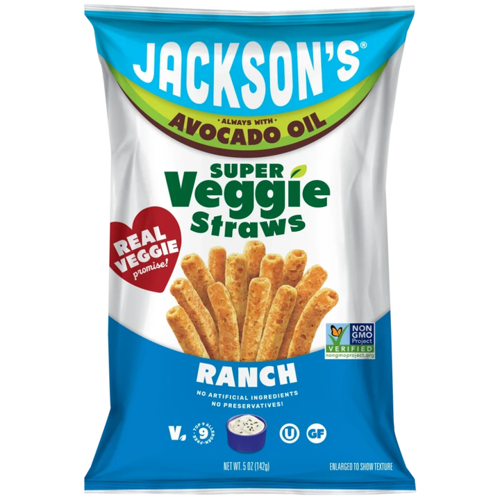 Jackson's Avocado Oil Veggie Straws Ranch 142g