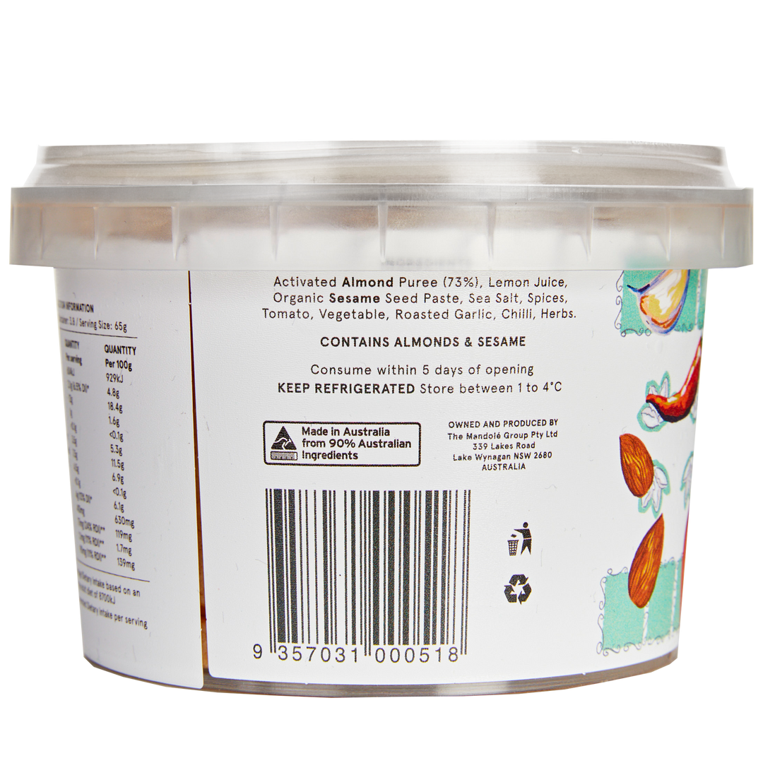 Mandole Premium Almond Dip Cajun 250g