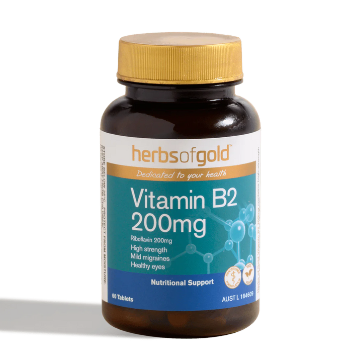 Herbs Of Gold Vitamin B2 200mg 60t