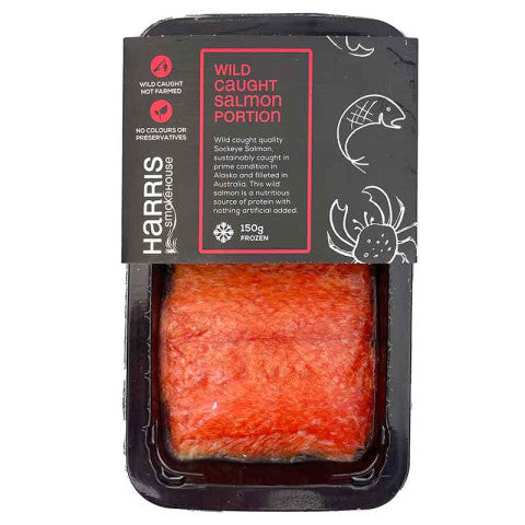 Harris Smokehouse Raw Wild Salmon Portion 150g