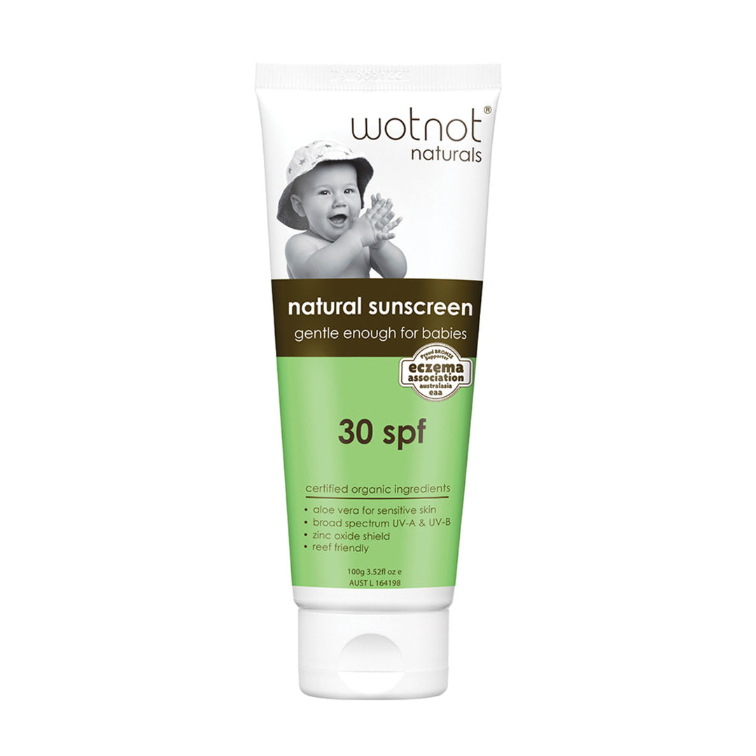 Wotnot Natural Sunscreen 30 Spf 100g