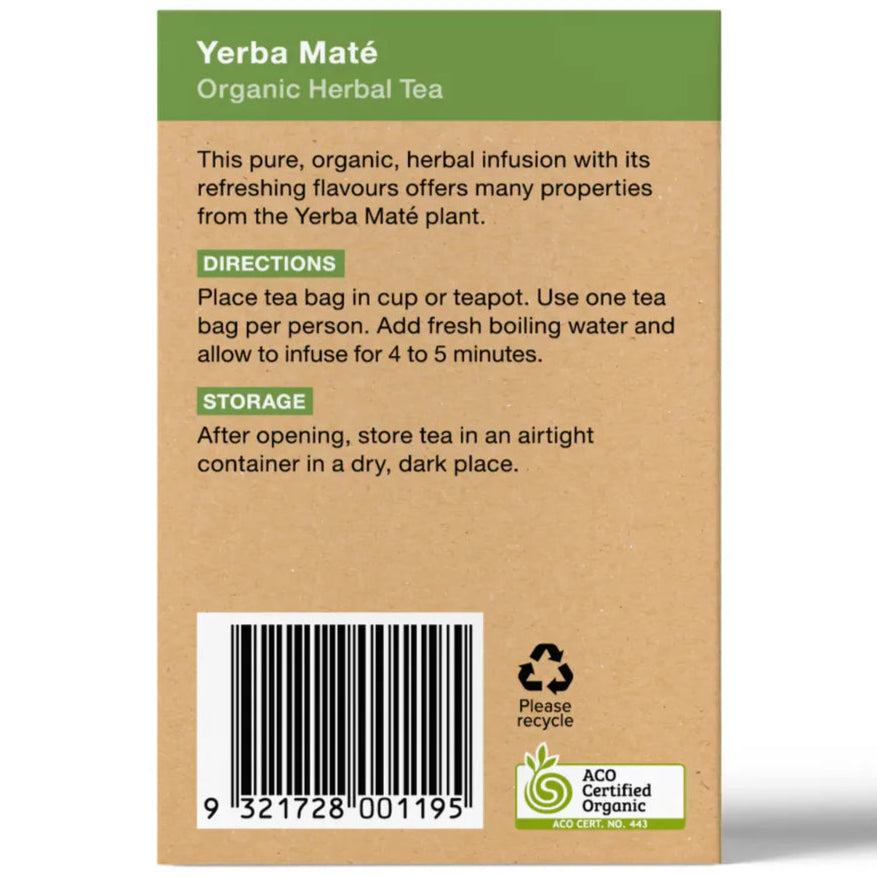 Planet Organic Yerba Mate Tea 25tb