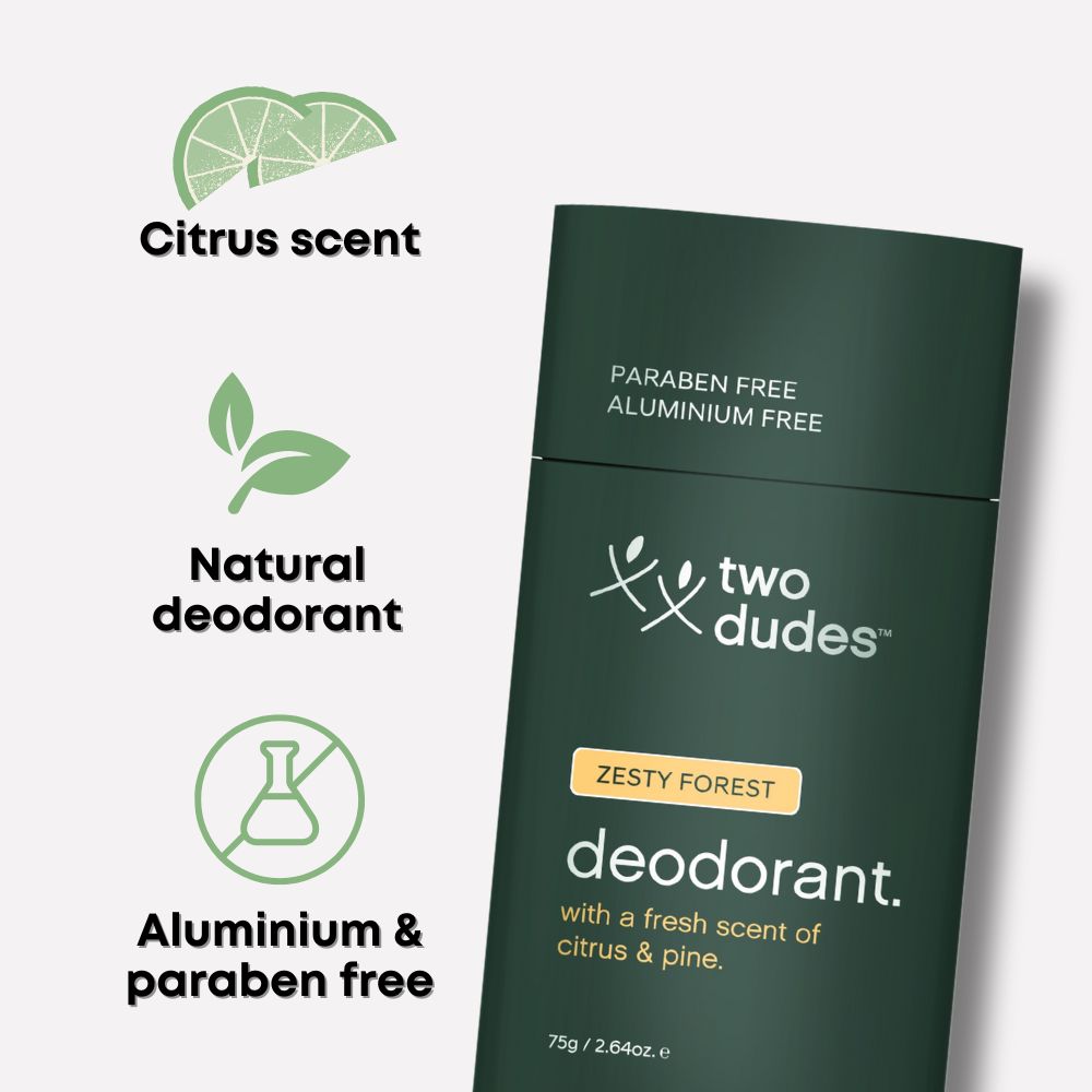 Two Dudes Deodorant Stick Zesty Forest 75g