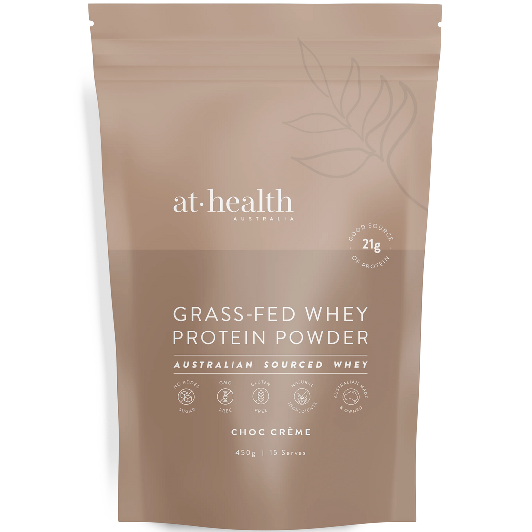 At Health Grass Fed Whey Protein Choc Creme 450g