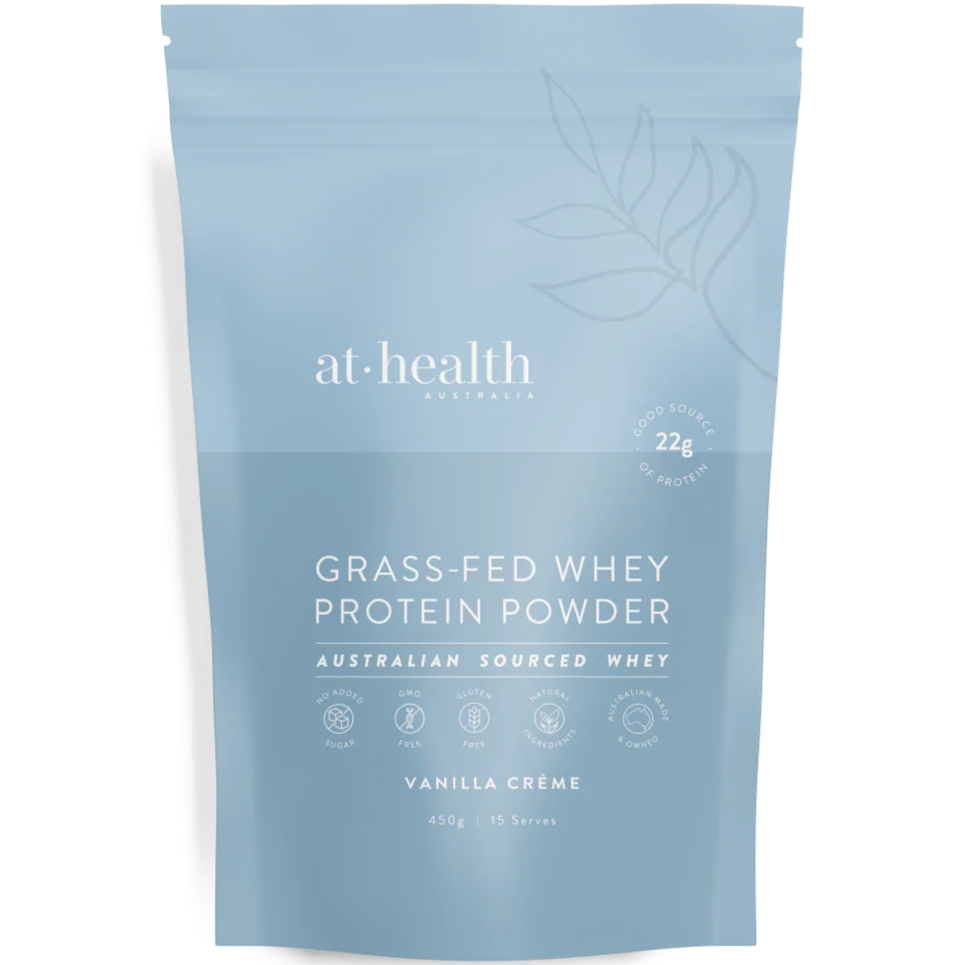 At Health Grass Fed Whey Protein Vanilla 450g