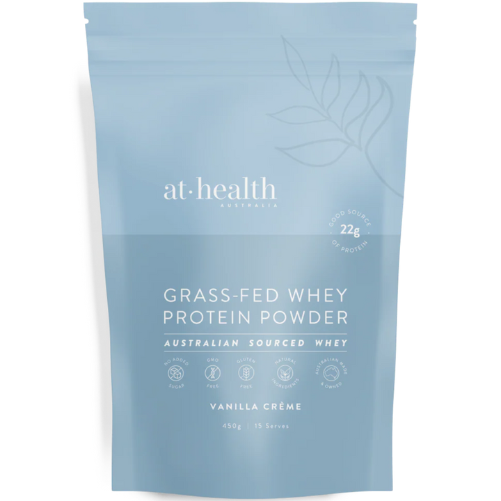 At Health Grass Fed Whey Protein Vanilla 450g