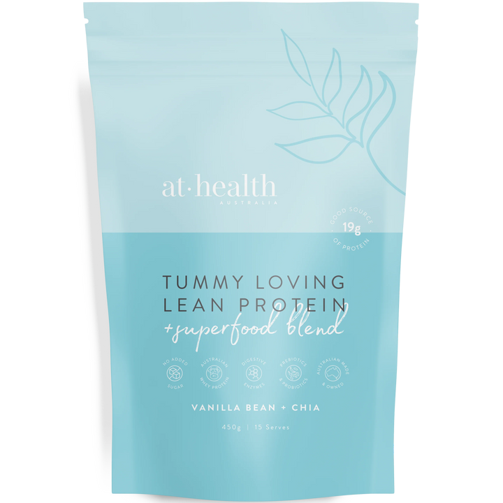 At Health Vanilla Bean + Chia Protein 450g