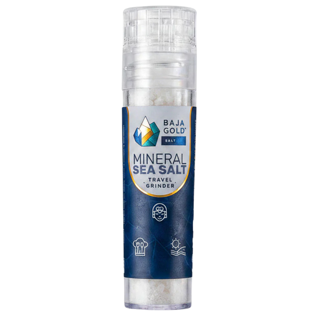 Baja Gold Mineral Sea Salt Travel Grinder 56g