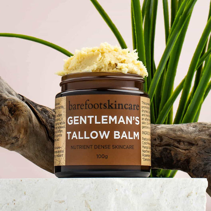 Barefoot Skincare Tallow Balm Geranium 100g