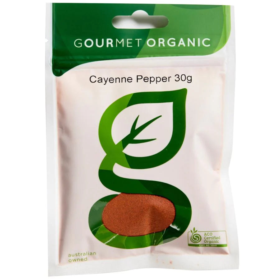 Gourmet Organic Organic Cayenne Pepper 30g