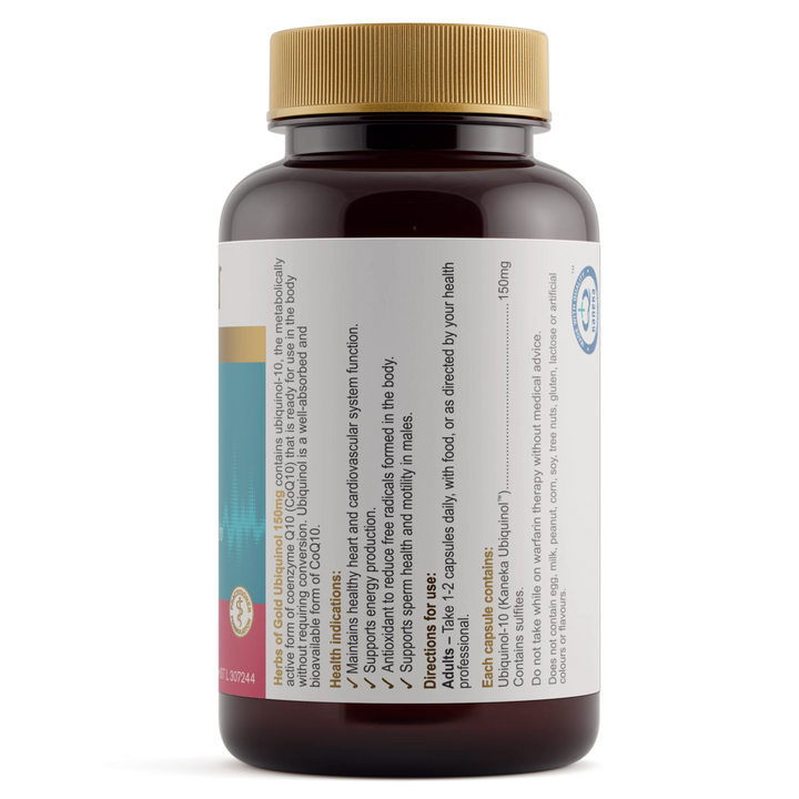 Herbs Of Gold Ubiquinol 150mg