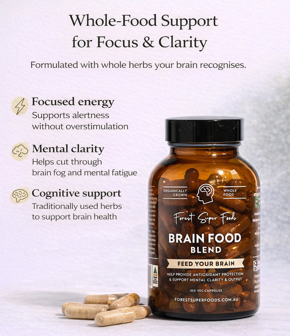 Forest Super Foods Brain Food Whole Food Supplement 120c