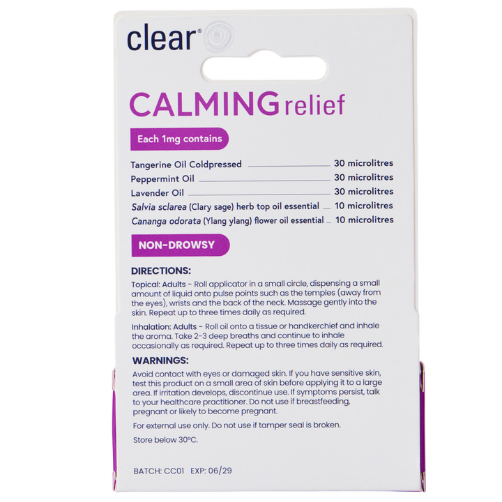 Clear Calming Relief 3ml
