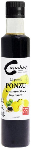 Carwari Organic Ponzu Japanese Citrus Soy Sauce 250ml