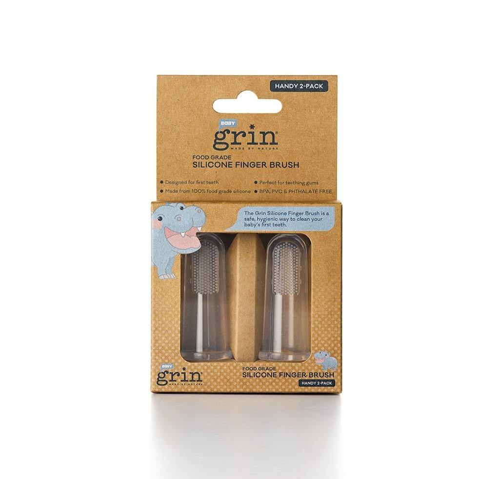 Grin Silicone Finger Brush 2 Pack